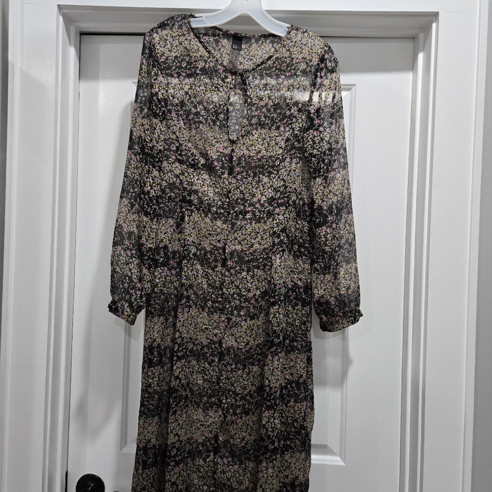 H&M Sheer Dress Sz 12